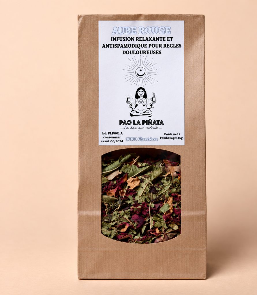 AUBE ROUGE - Tisane crampes menstruelles